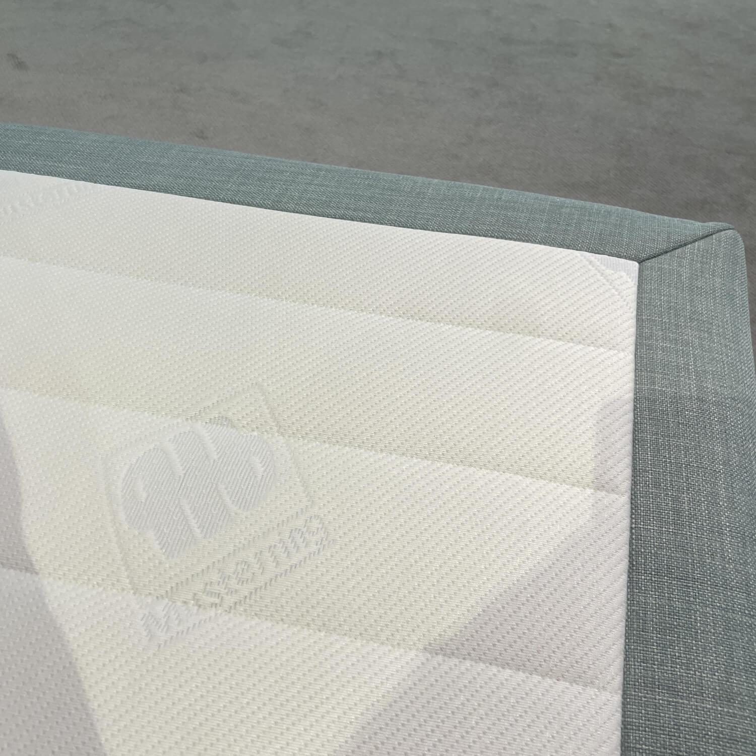 Musterring - Boxspringbett Evolution Bo Fix Stoff 09366 Grau Kopfteil A90 - 2