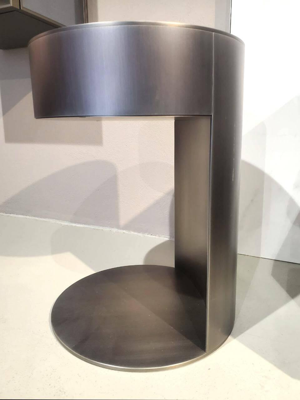 Fendi Casa - Side table Constellation Side Table Smoke Grey Mirror Glass - 7