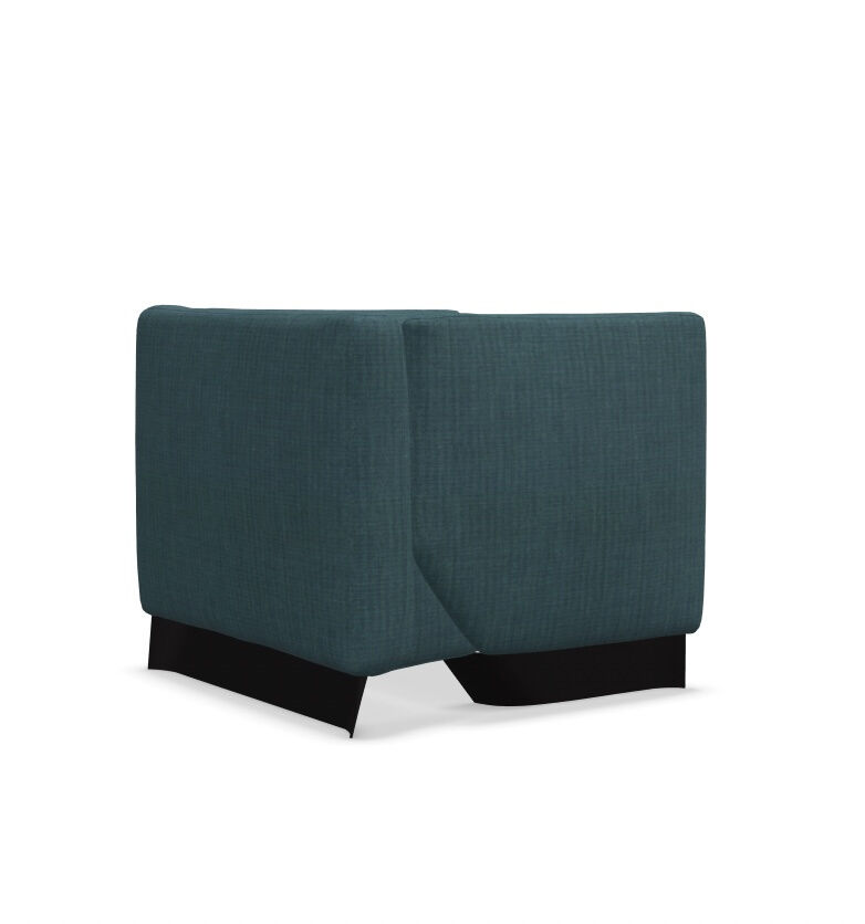 Cassina - Sessel 131 ZH1 Stoff Grün Blau Gestell Anthrazit - 2