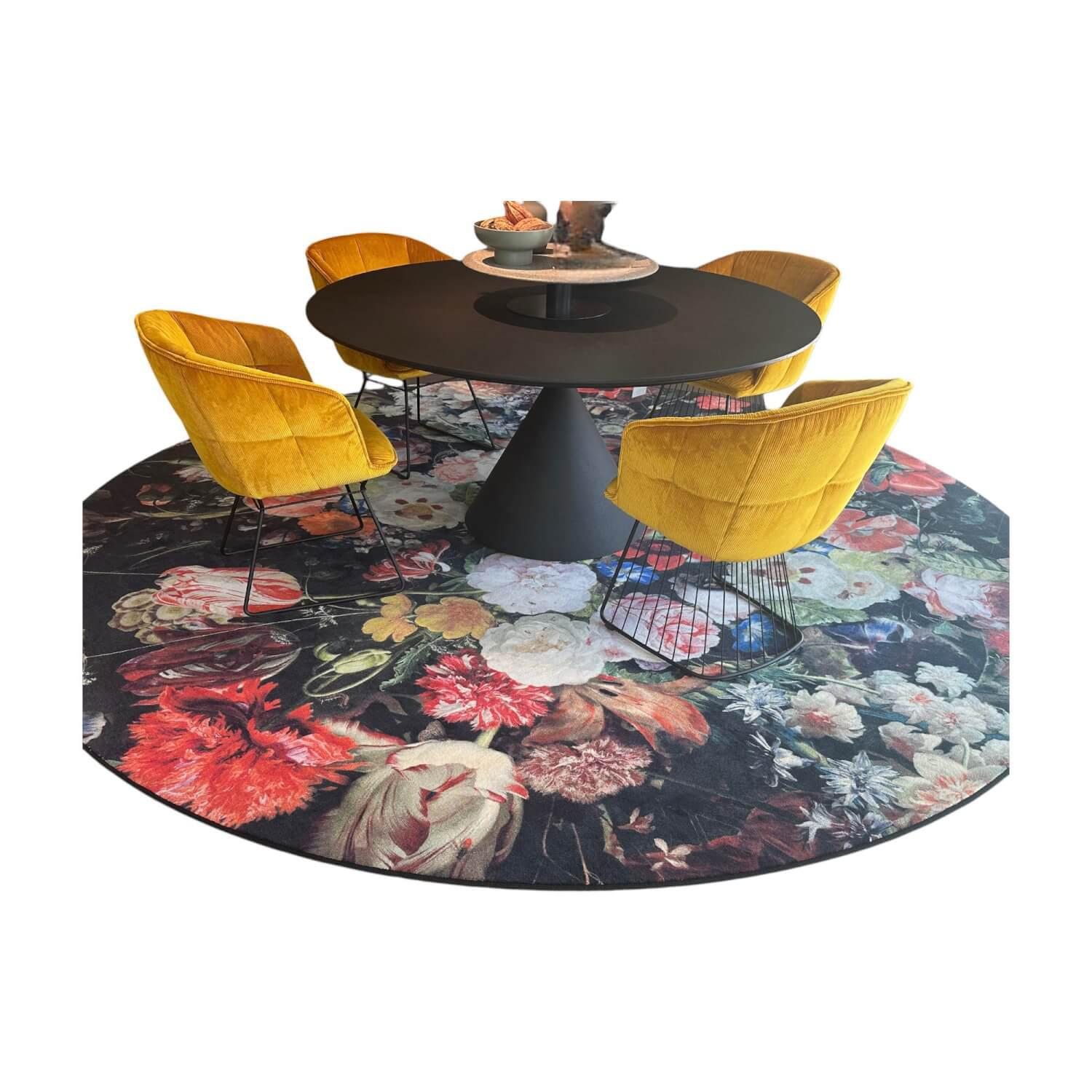 Moooi - Teppich Eden Queen Dm 350 100% Polyamid Schwarz Rot Grün Gelb - 1