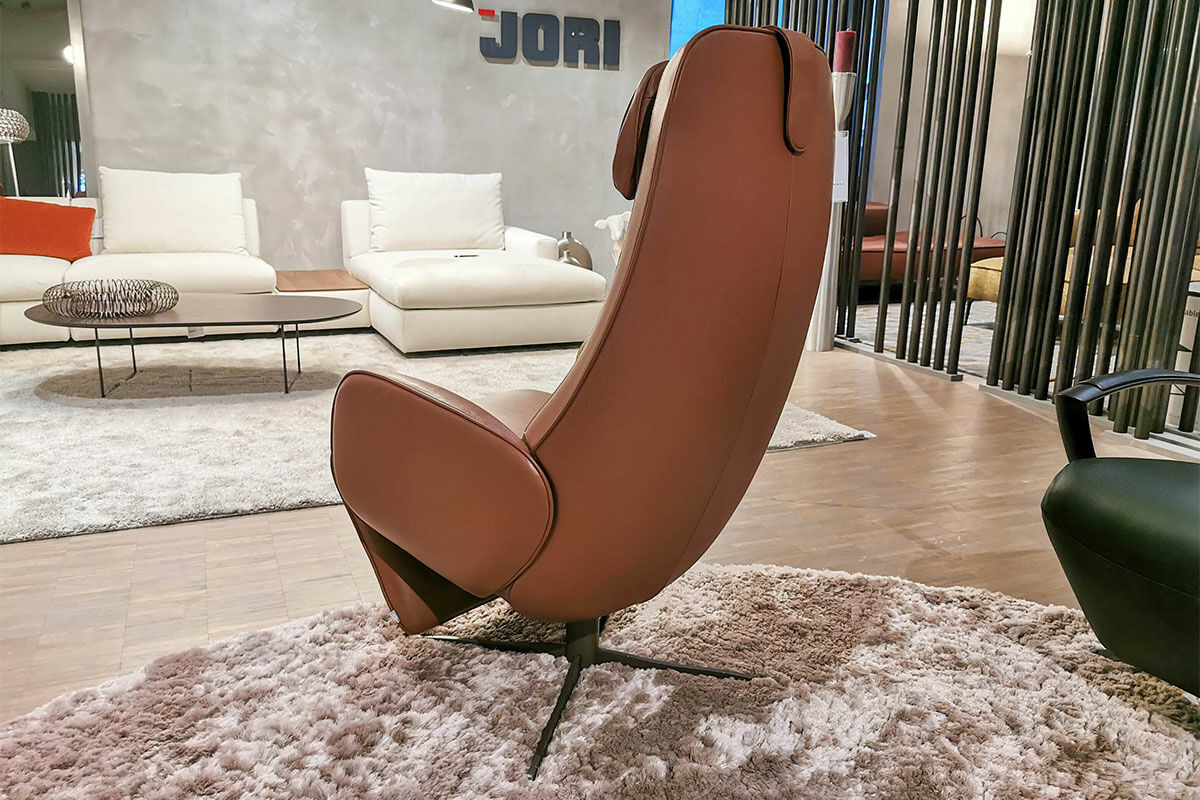 Jori - Relaxsessel Cosy Ghost Multi-Move Medi Leder Lipano Castagna Braun - 6