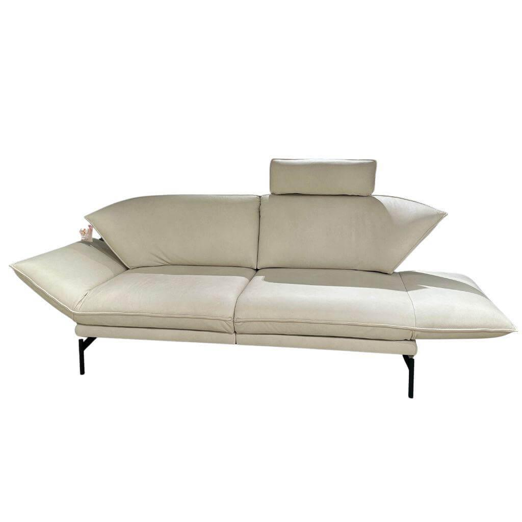 himolla - Sofa 2,5-Sitzer 1478 Leder Soft-N Yeti 63 Metallfuß Anthrazit Mit Drehsitz - 1