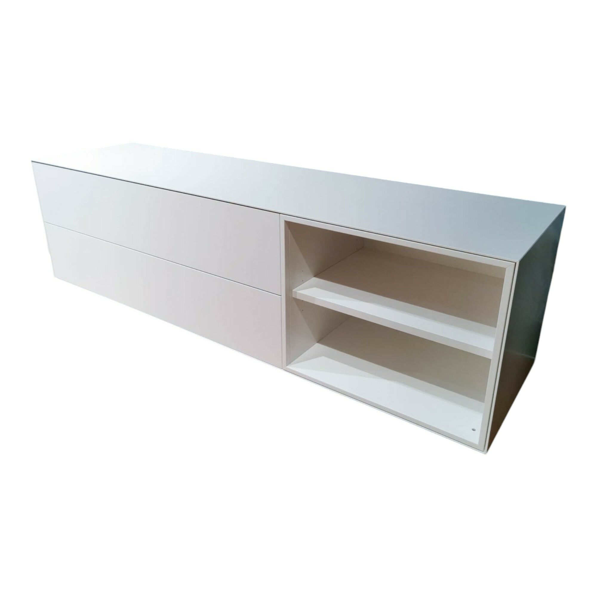 Piure - Sideboard Nex Pur Box MDF Mattlack P01 Weiß  - 1