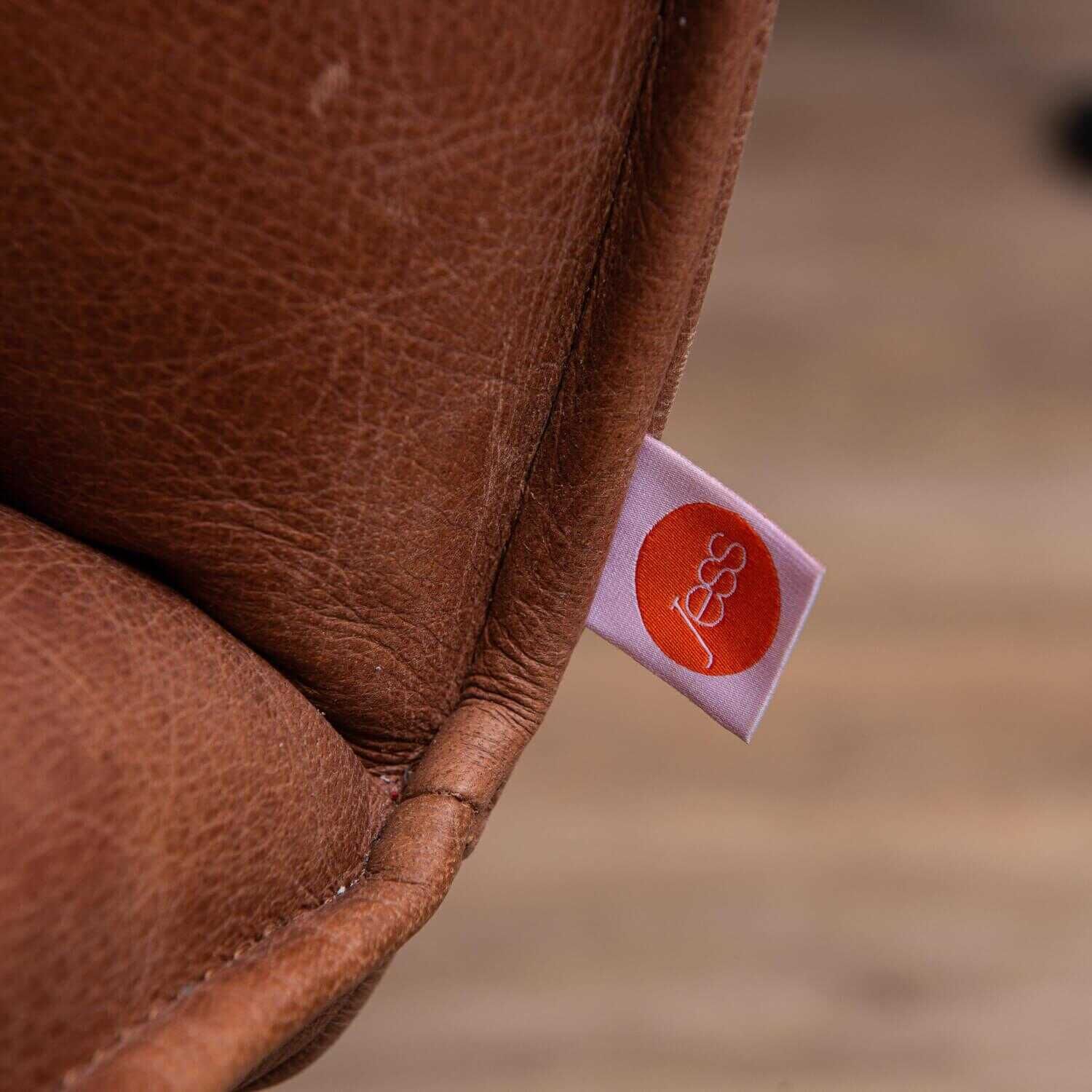 Jess - 2er-Set Stuhl Sanne Leder Bonanza Braun - 4