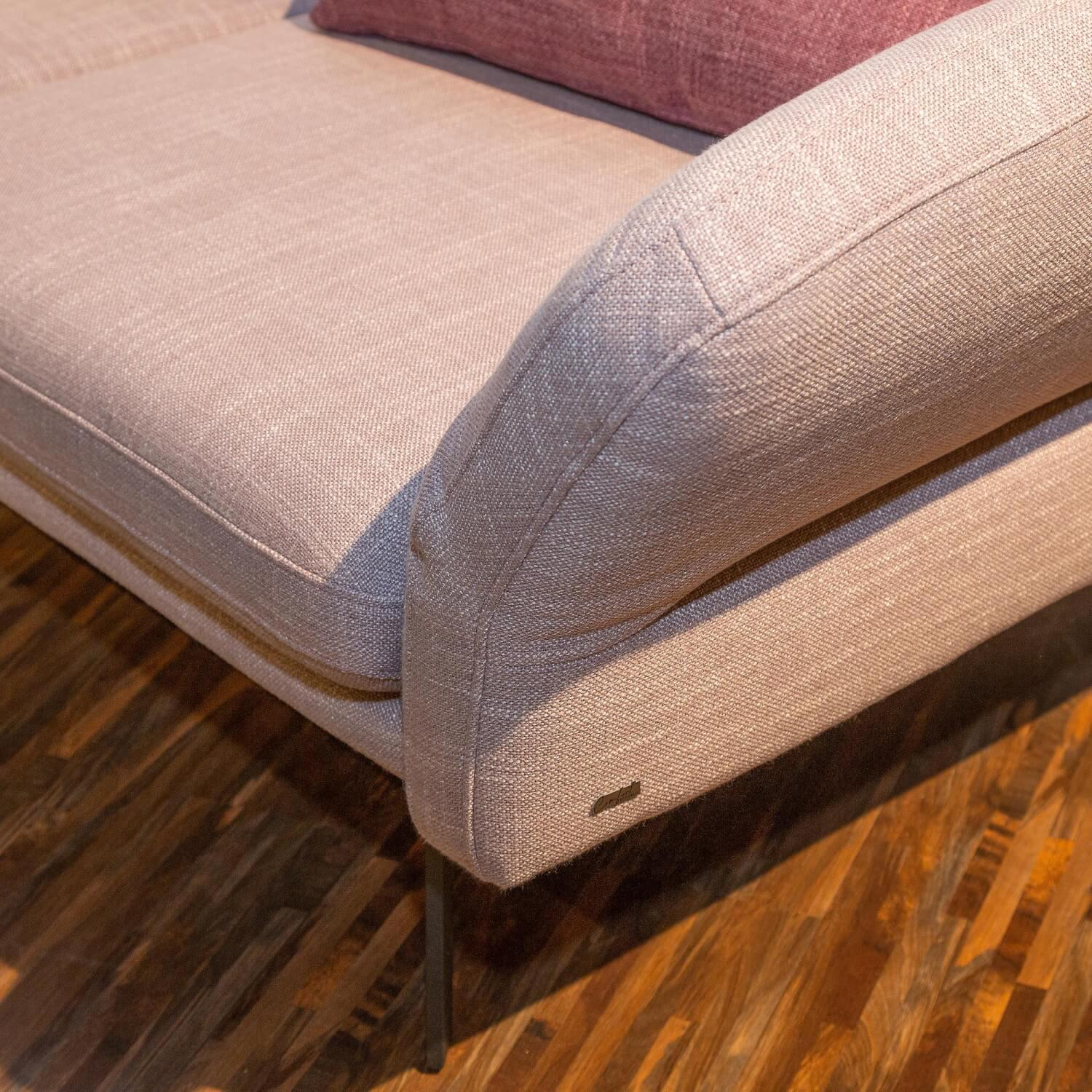 Comfort Republic - Sofa Poga Alexander Bezug City 160 Magnolia IV Fuß MF1 Schwarz - 3