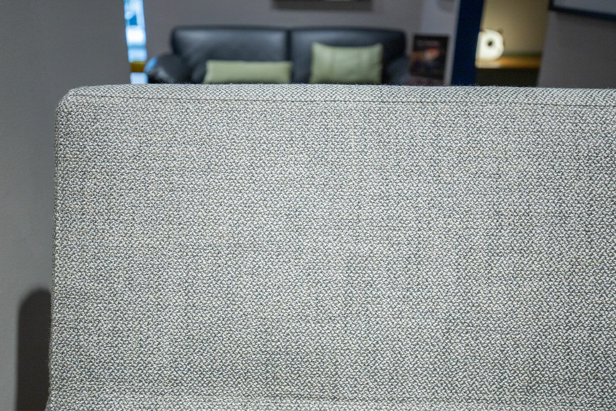 Brühl - Ecksofa Roro Spring Stoff 4459-90 Hellgrau Gestell Metall Verchromt Glänzend - 2