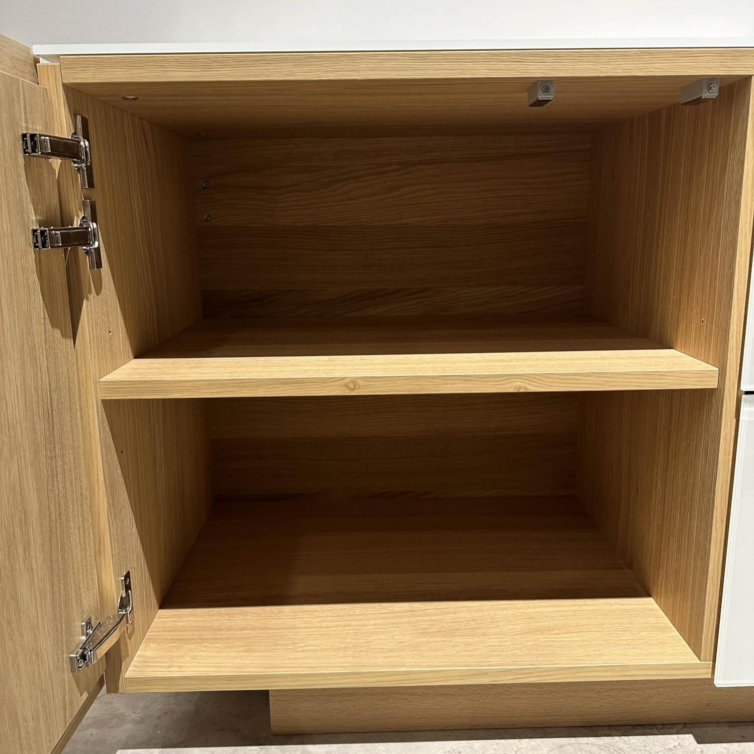 Voglauer - Sideboard Veron In Wildeiche Geölt Front In 2305 Glas Optiwhite - 13