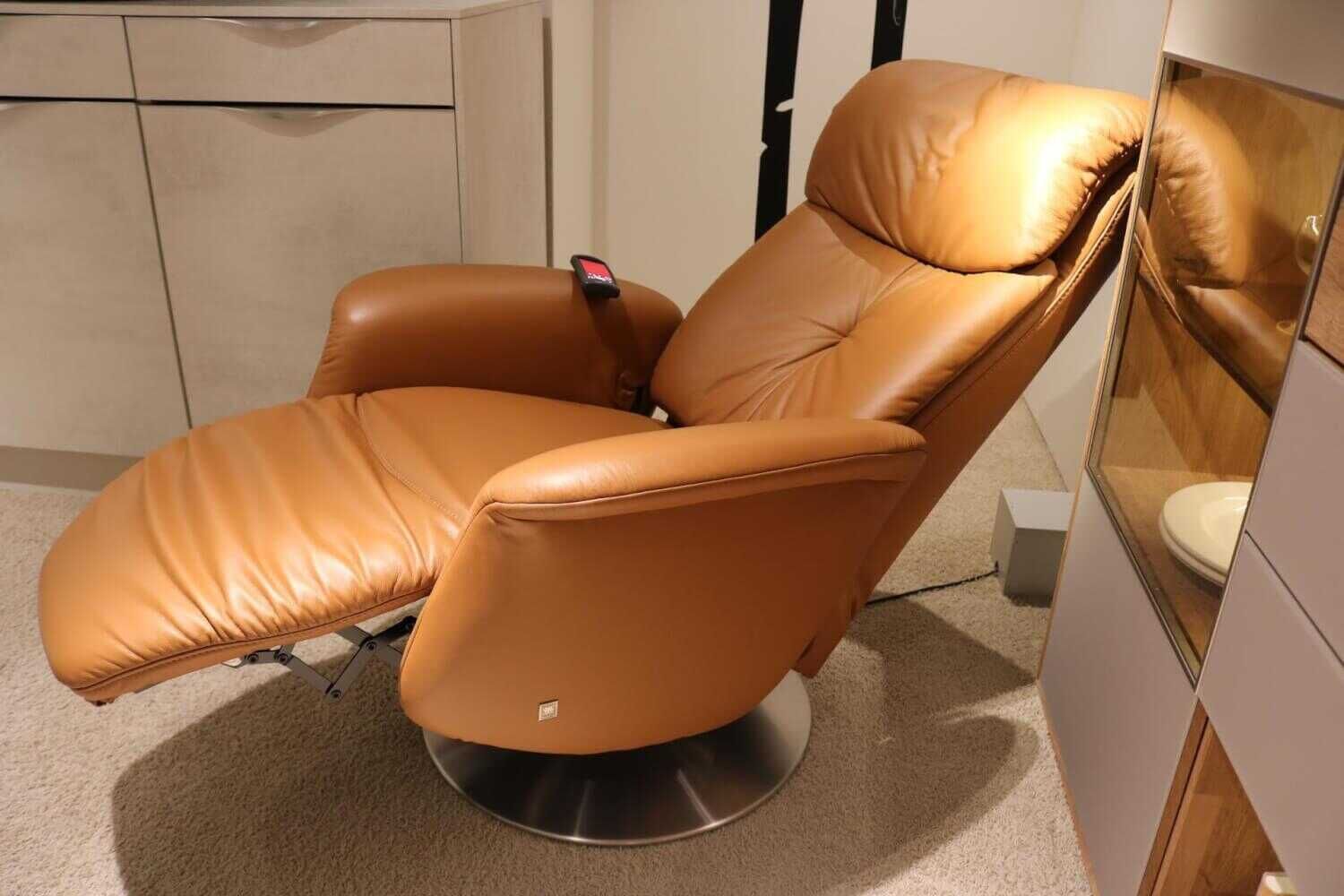 Musterring - Sessel MR 7080 Leder Braun mit elektrischer Verstellbarkeit - 5