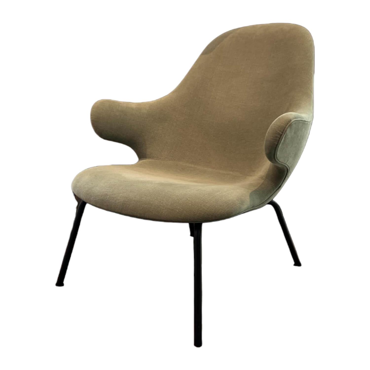 &tradition - Sessel Catch Lounge Bezug Stoff Linara 249 Gestell Stahlrohr Pulverbeschichtet Schwarz - 1