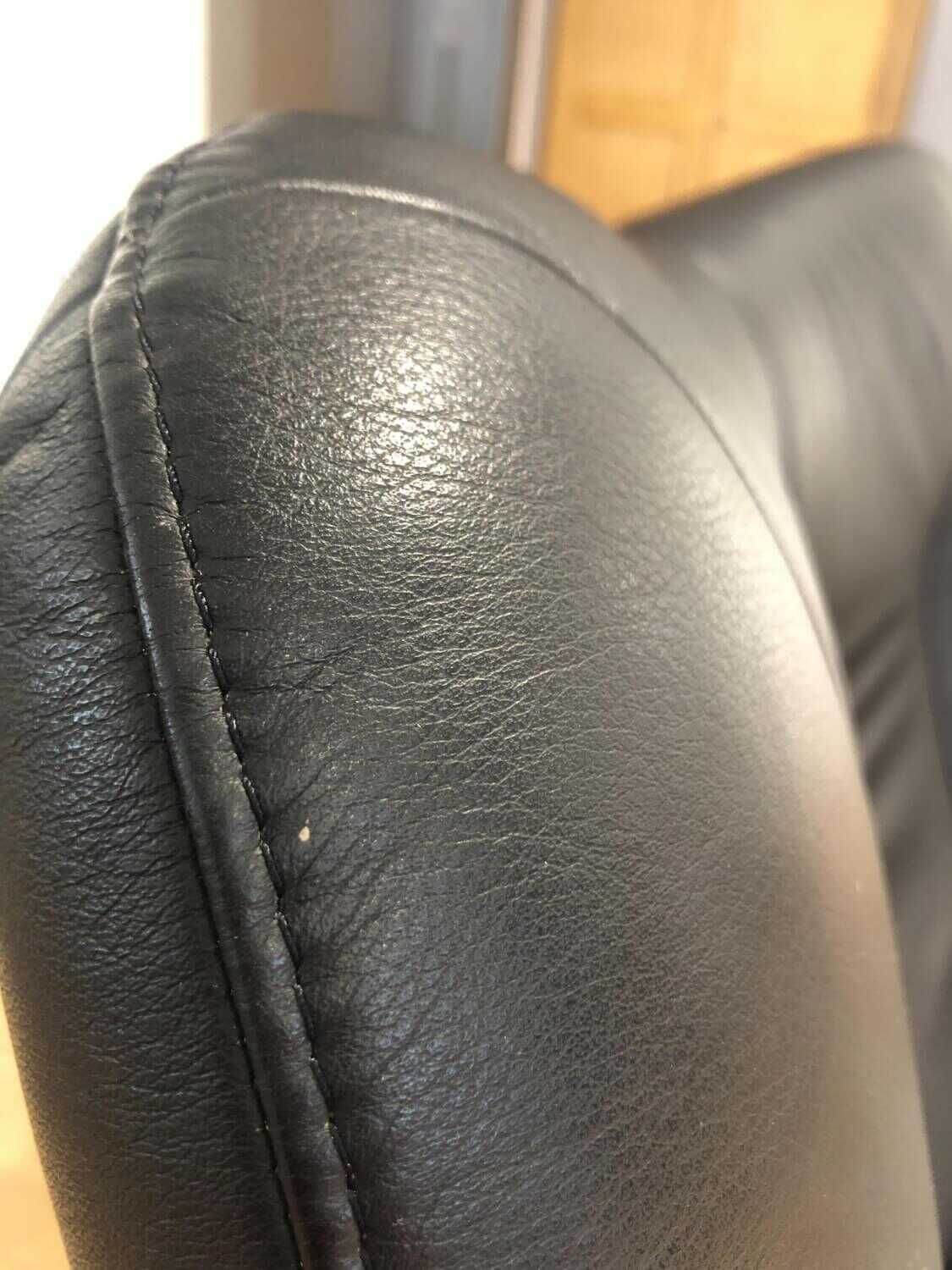Ligne Roset - Drehsessel Anda Leder 1 Schwarz - 4