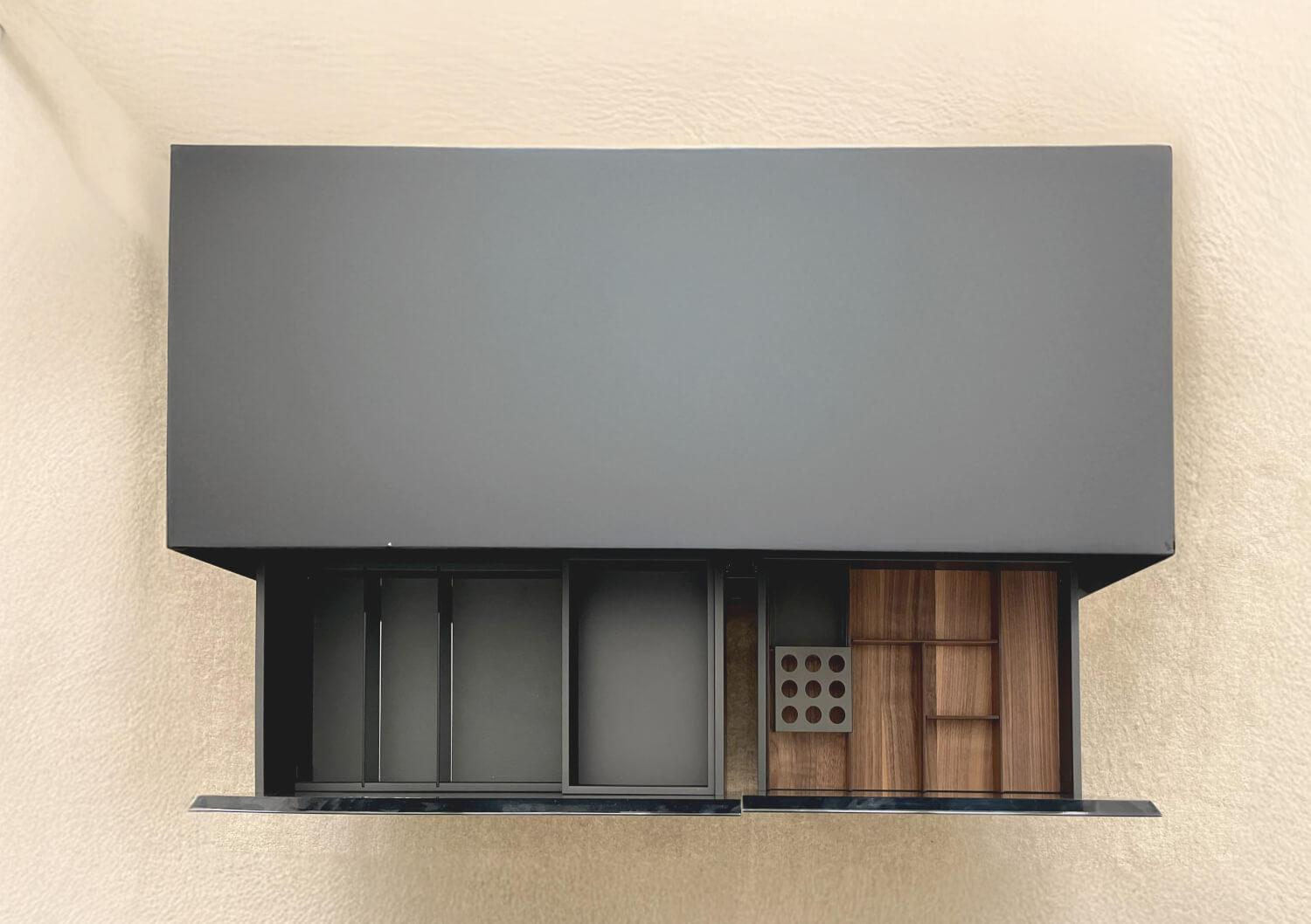 Panta Rei - Unterschrank Panta Rei Asymmetrisch Rechts oder Links mit 2 Schubladen - 4