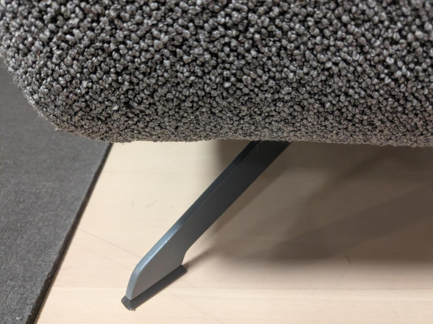 WK Wohnen - Garnitur WK515 Joker Stoff Cosmo Anthrazit Grau 2 Sofas - 10