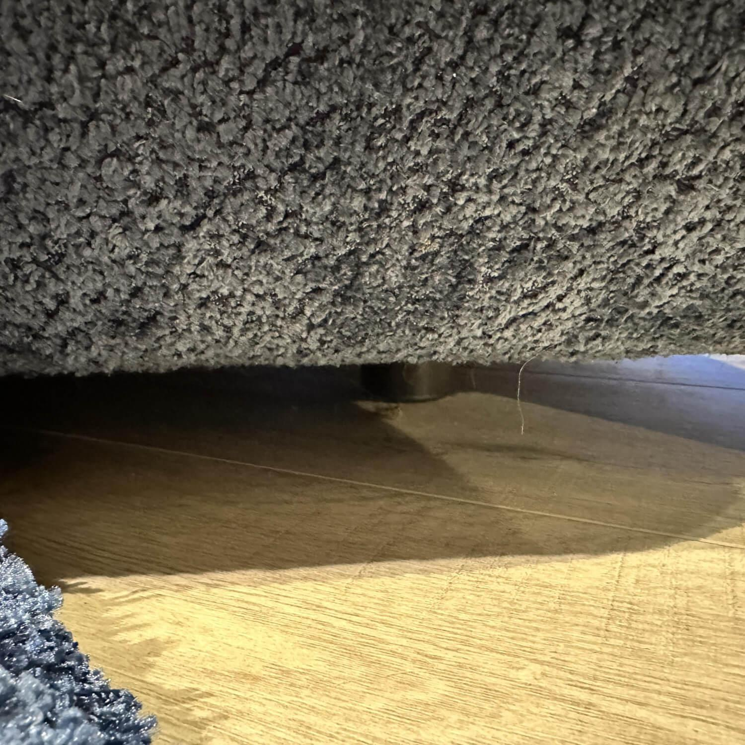 Raum.Freunde - Sofa Till RA Stoff Shaun Blue 1625 Blau Füße Kunststoffgleiter Schwarz Inklusive Kissen - 2