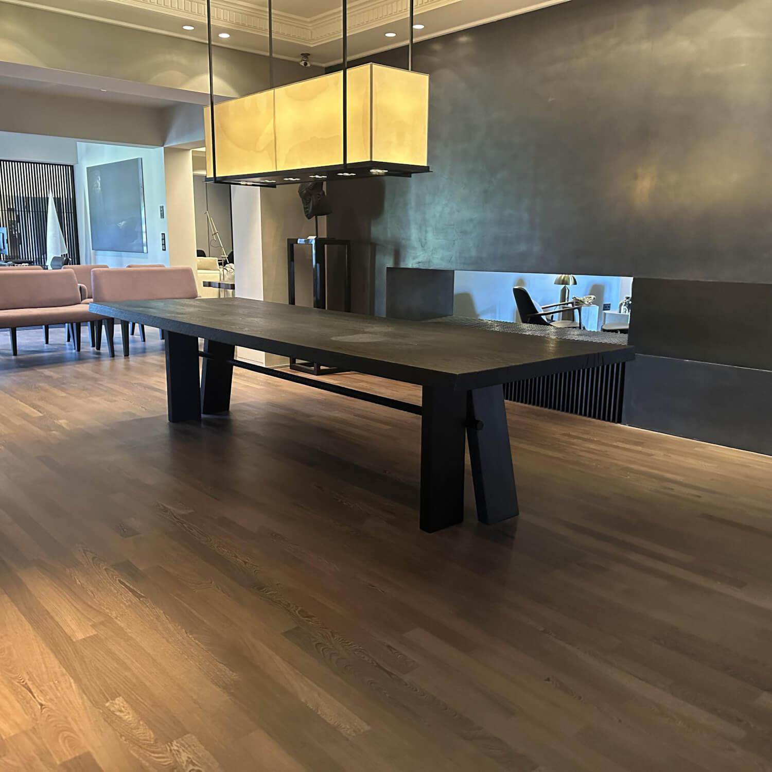 Knopp - Esstisch BG Edition Eiche Dunkel Schwarz Geölt - 9