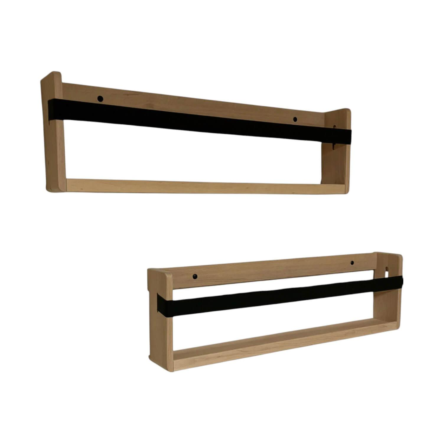 Team 7 - 2er Set Dekorbord Kids Erle Weißöl Mit Gummiband Waldgrün - 1