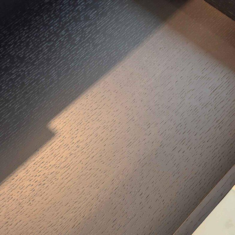 Minotti - 2er-Set Nachttisch Harvey Lack Sand Opace Matt Beige Gestell Esche Mokka Braun Lackiert - 4