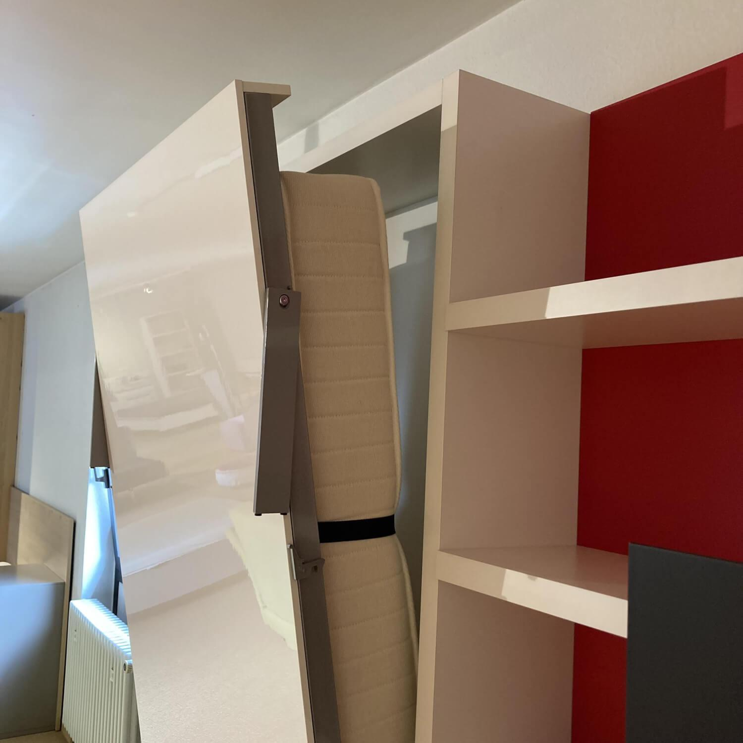 Clei - Funktionsmöbel Systemwand Telemaco Work mit einklappbarem Bett - 3