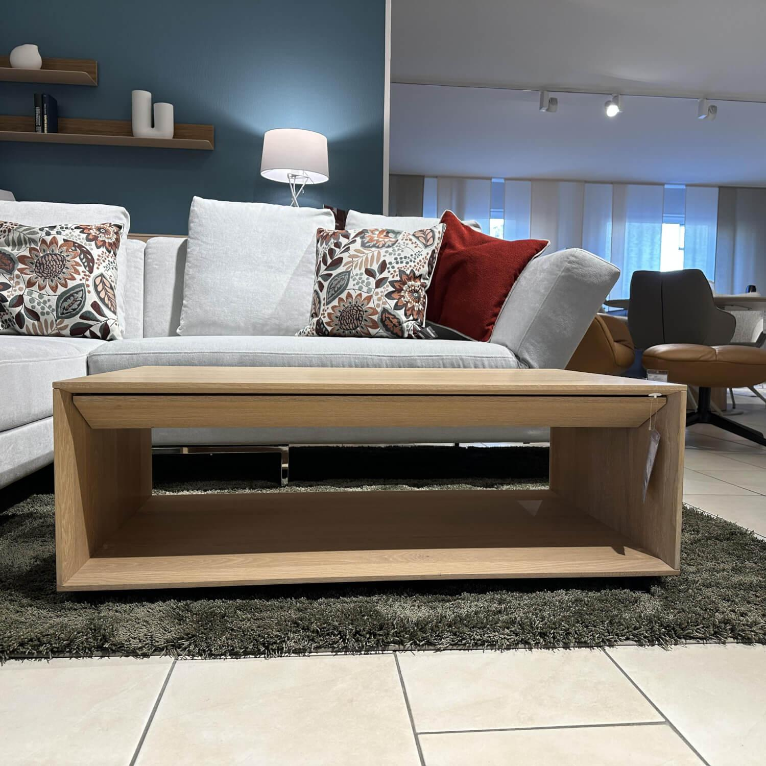 Team 7 - Couchtisch Lux LX CT2106 Eiche Weißöl Mit Rollen Und Touchbeschlag - 5