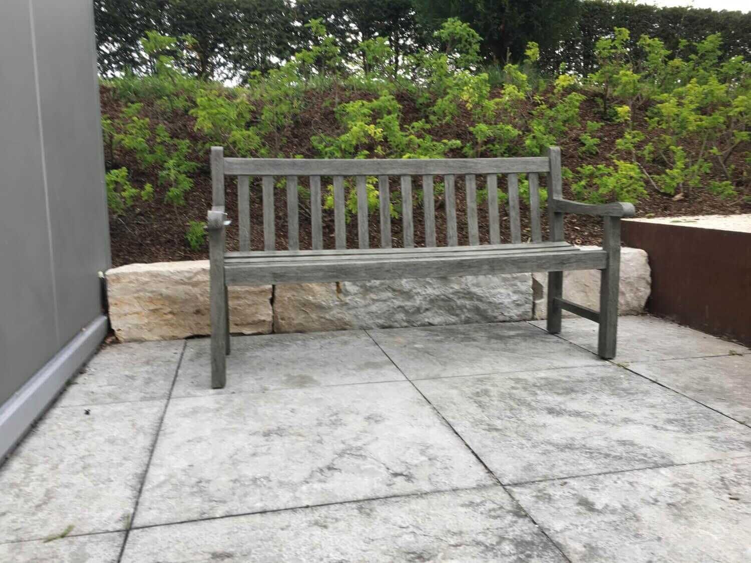 Stern - Bank Cornwell Teak Patina Grau - 3