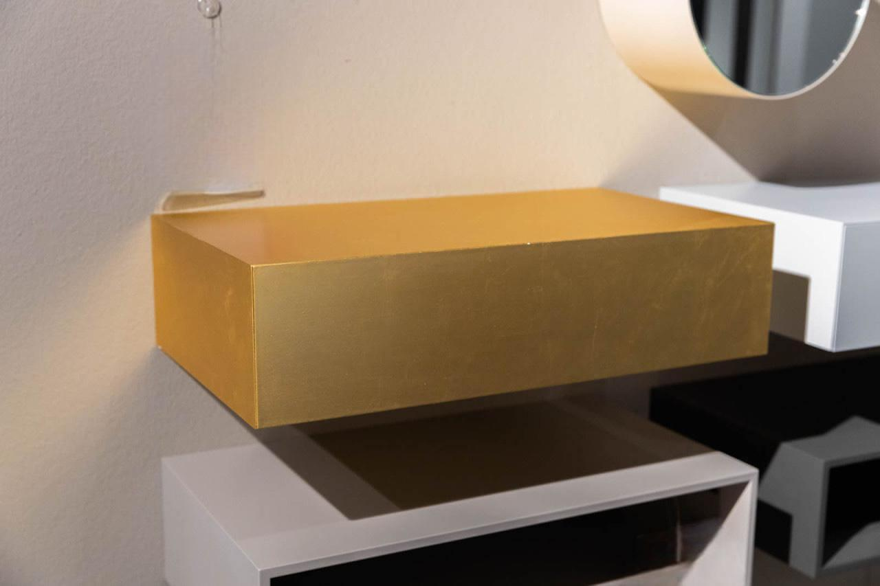 Schönbuch - Schubkastenkonsole Epoca Metalloberfläche Vergoldet - 5