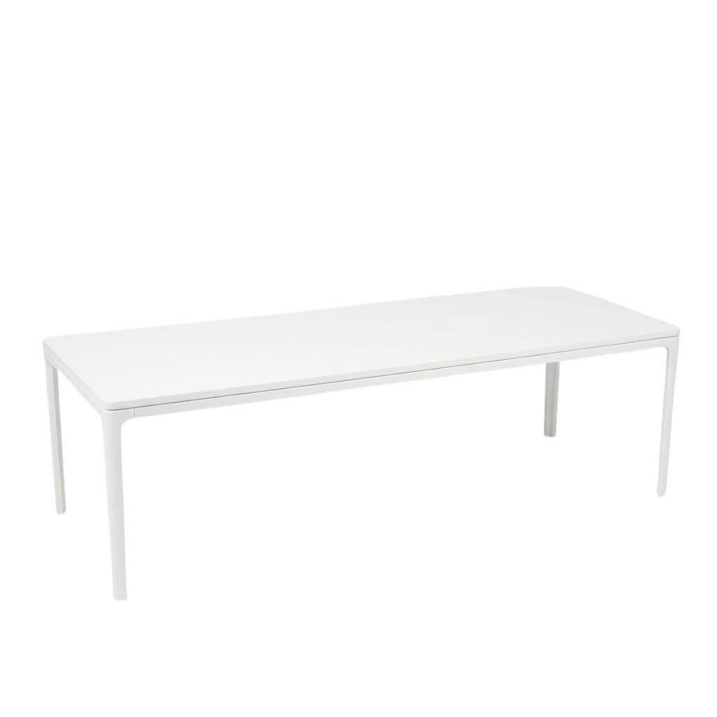 Vitra - Couchtisch Plate Tischplatte MDF Weiß Untergestell Weiß Pulverbeschichtet - 1