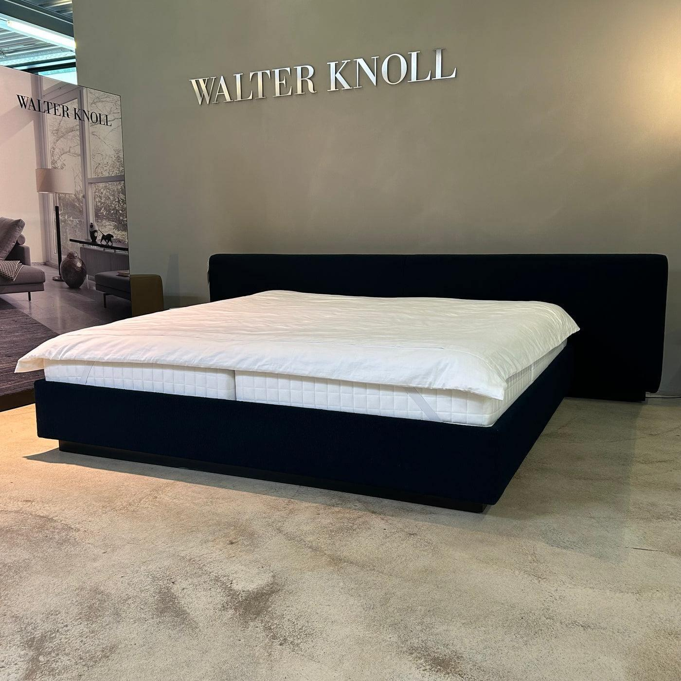 Walter Knoll - Polsterbett Yuuto 810 200 Stoff Hearth Undersea Schwarz Sockel Schwarz Mit Überstand ohne Matratze ohne Lattenrost - 3