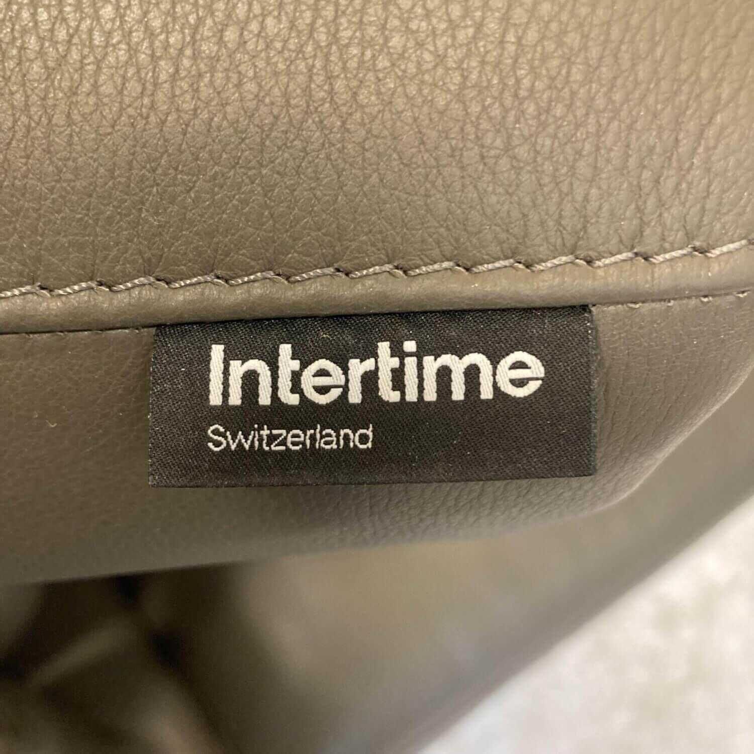 intertime-sofa-smart-leder-nevada-terra-grau-braun-verchromt-mit-schwenkbarem-armteil-6665bd292e99 Intertime - Sofa Smart Leder Nevada Terra Grau Braun Verchromt mit schwenkbarem Armteil - 4