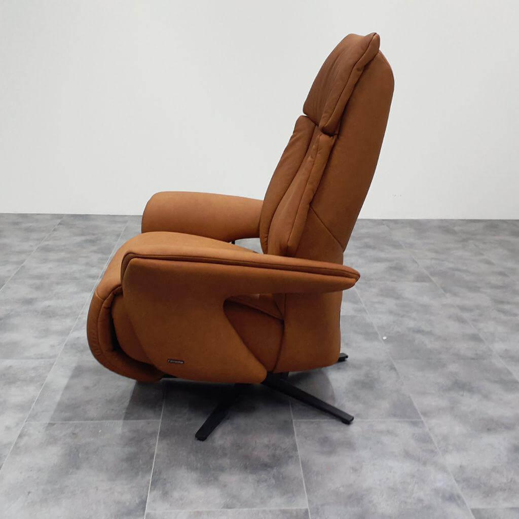 himolla - Relaxsessel Easyswing "S" 7469 75 V44 2-Motorisch m. Aufstehhilfe Leder 27 Leonessa Almond Braun Gestell Sternfuß Anthrazit Pulverbeschichtet - 2