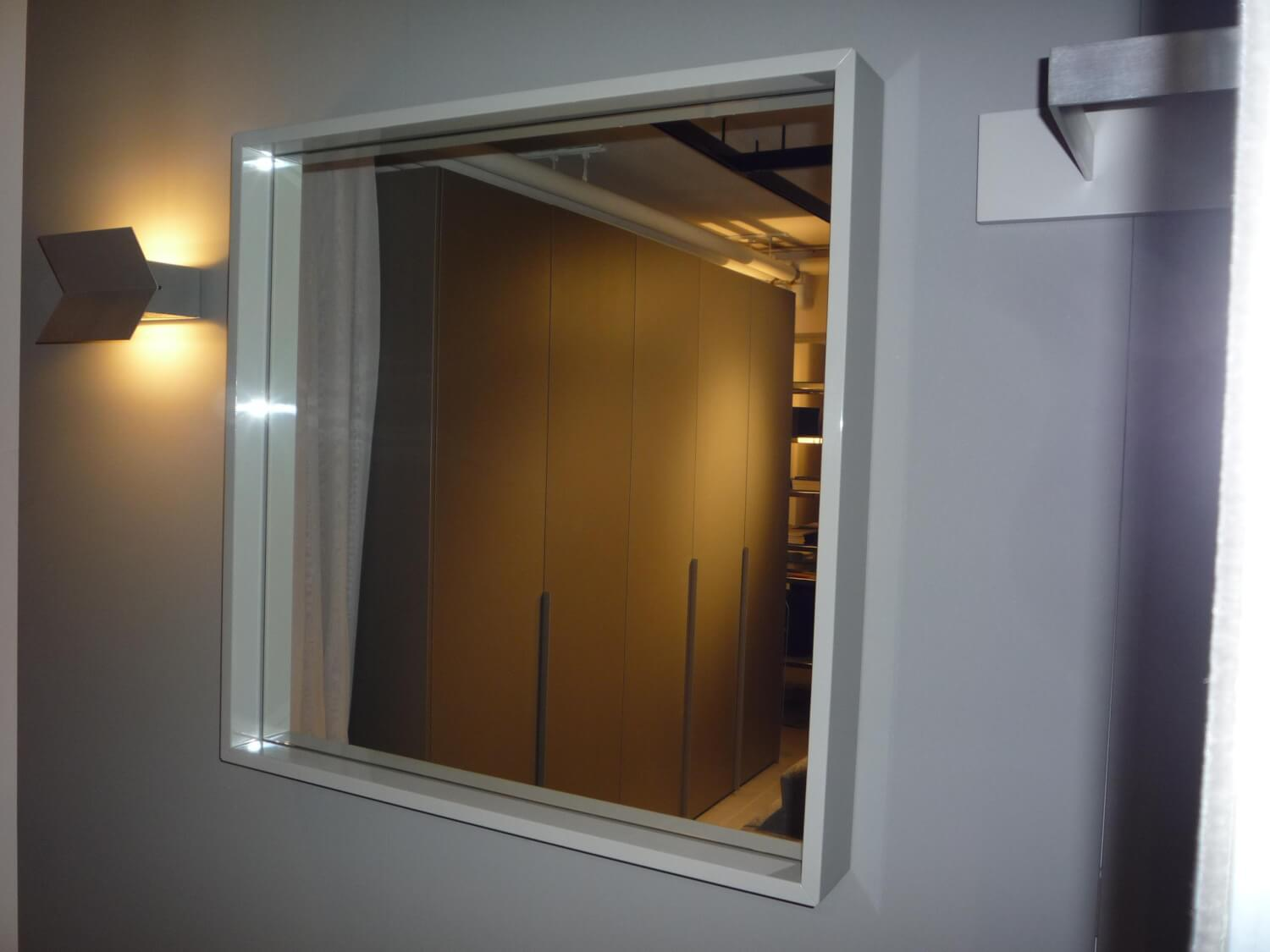 Schönbuch - Garderobenspiegel Hesperide Hochglanzrahmen Lackiert Asphalt grau - 3