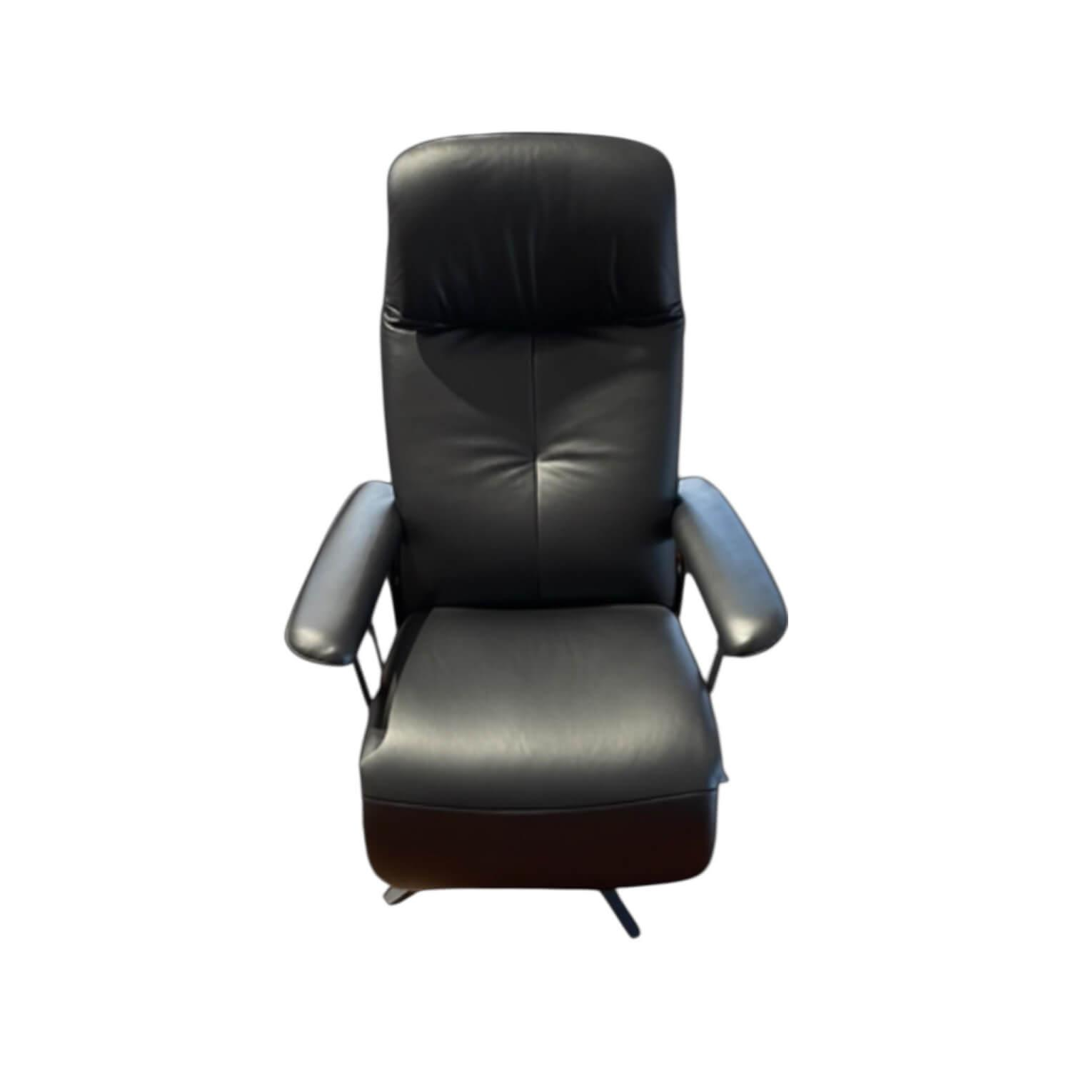 himolla - Relaxsessel Easyswing 7357 Leder 24 Longlife Black Schwarz Gestell Metall Schwarz Mit Elektrischer Verstellung - 1