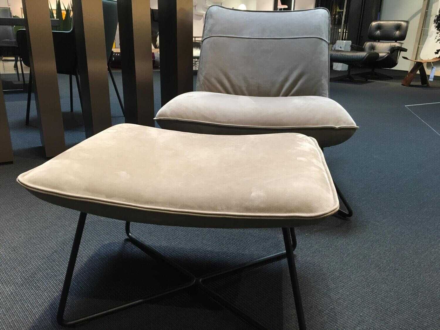rolf-benz-sessel-sessel-394-hocker-leder-grau-beige-mit-hocker-9c504ab0482ajpl0qDzjdcp4X Rolf Benz - Sessel 394 Hocker Leder Grau Beige mit Hocker - 2