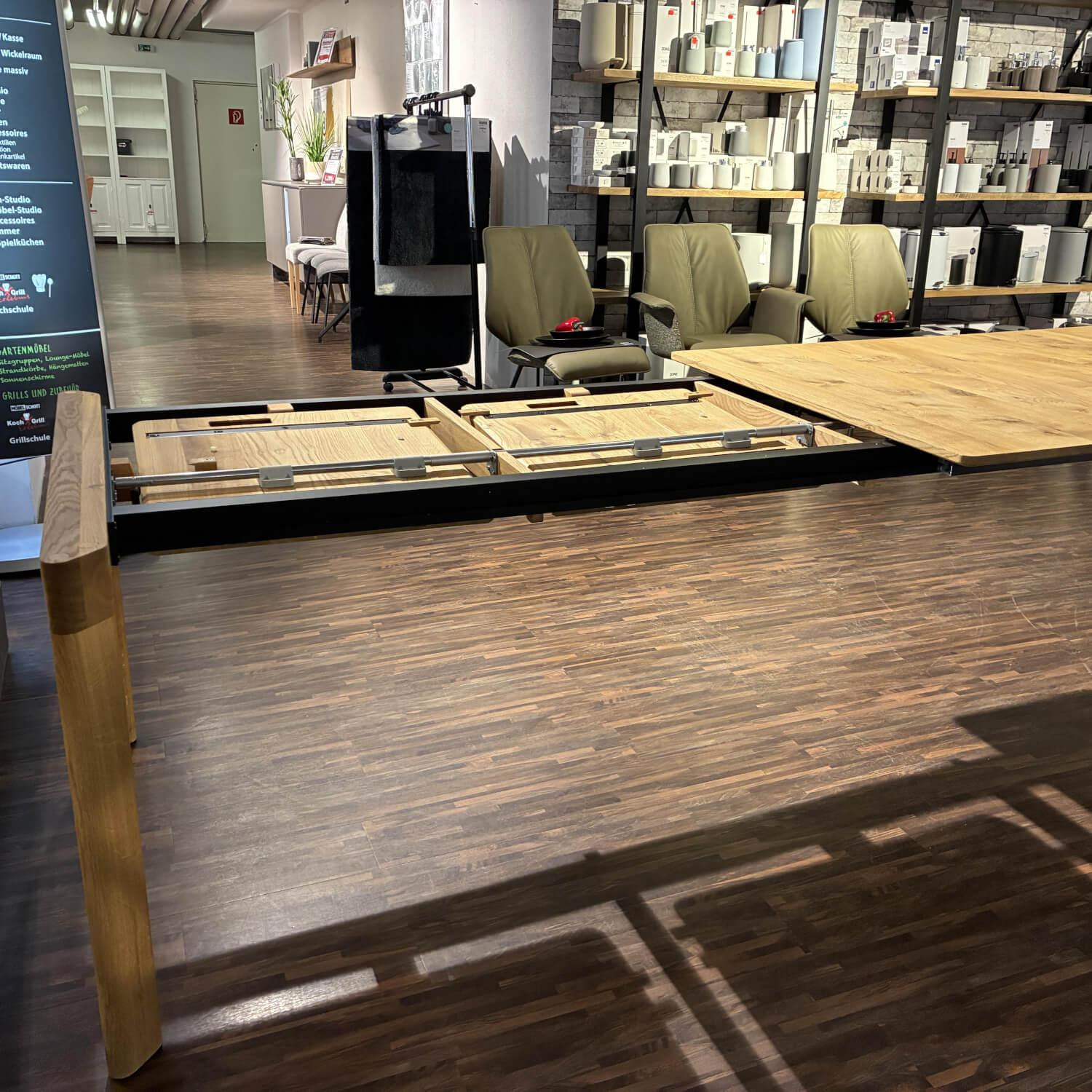 kf furniture - Esstisch C 3429 Contur 3400 Astige Eiche Pigmentiert Mit Klappeinlagen - 4