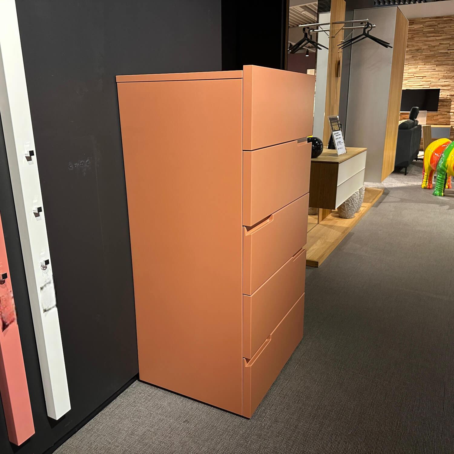 Morassutti - Kommode Lack Matt Mattone M043 Rot Orange - 2