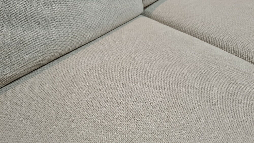 Zehdenick - Ecksofa LS24 Flavia Stoff Belle Natur Alufuß Schwarz - 3