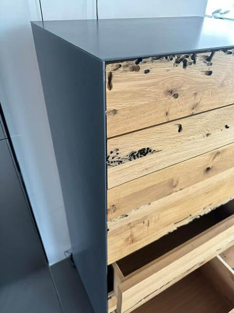 Riva1920 - Kommode Rialto Briccola Cera Eisen Lackiert Schwarz - 6