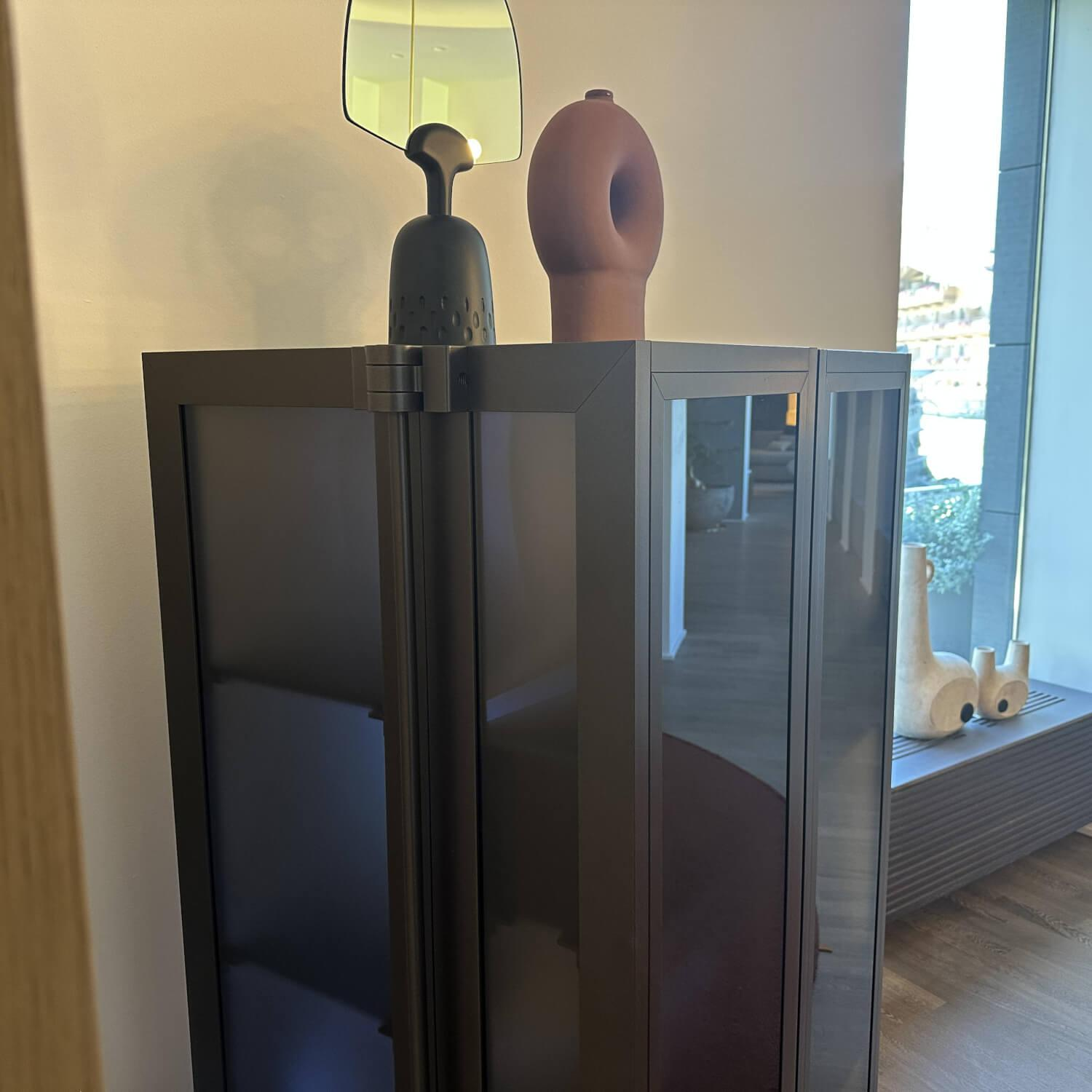 Culti Shakkai - Badezimmerschrank Cube Grau Und Schwarztöne - 10