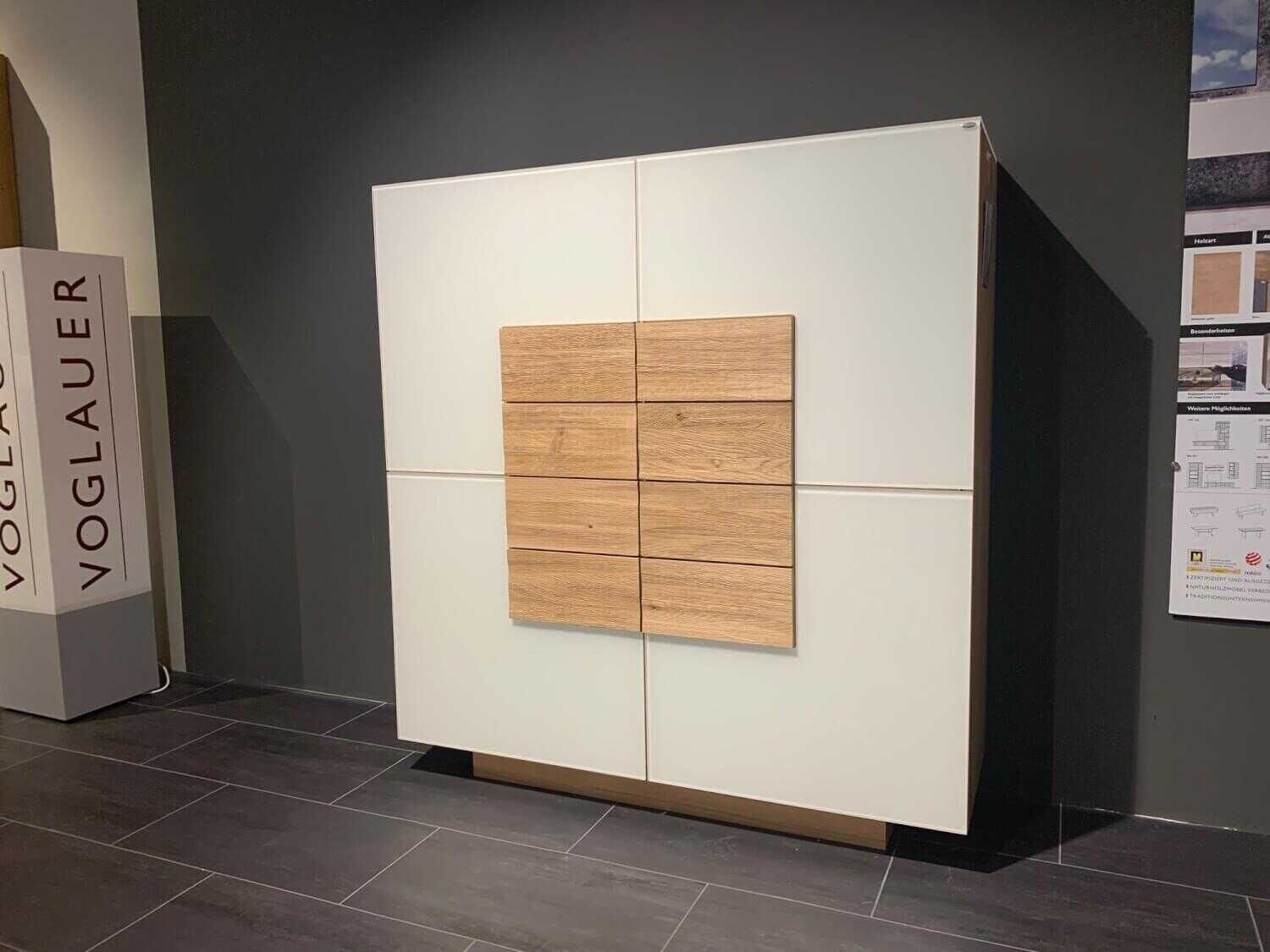 Voglauer - Highboard V-Montana Wildeiche Geölt Glas - 1