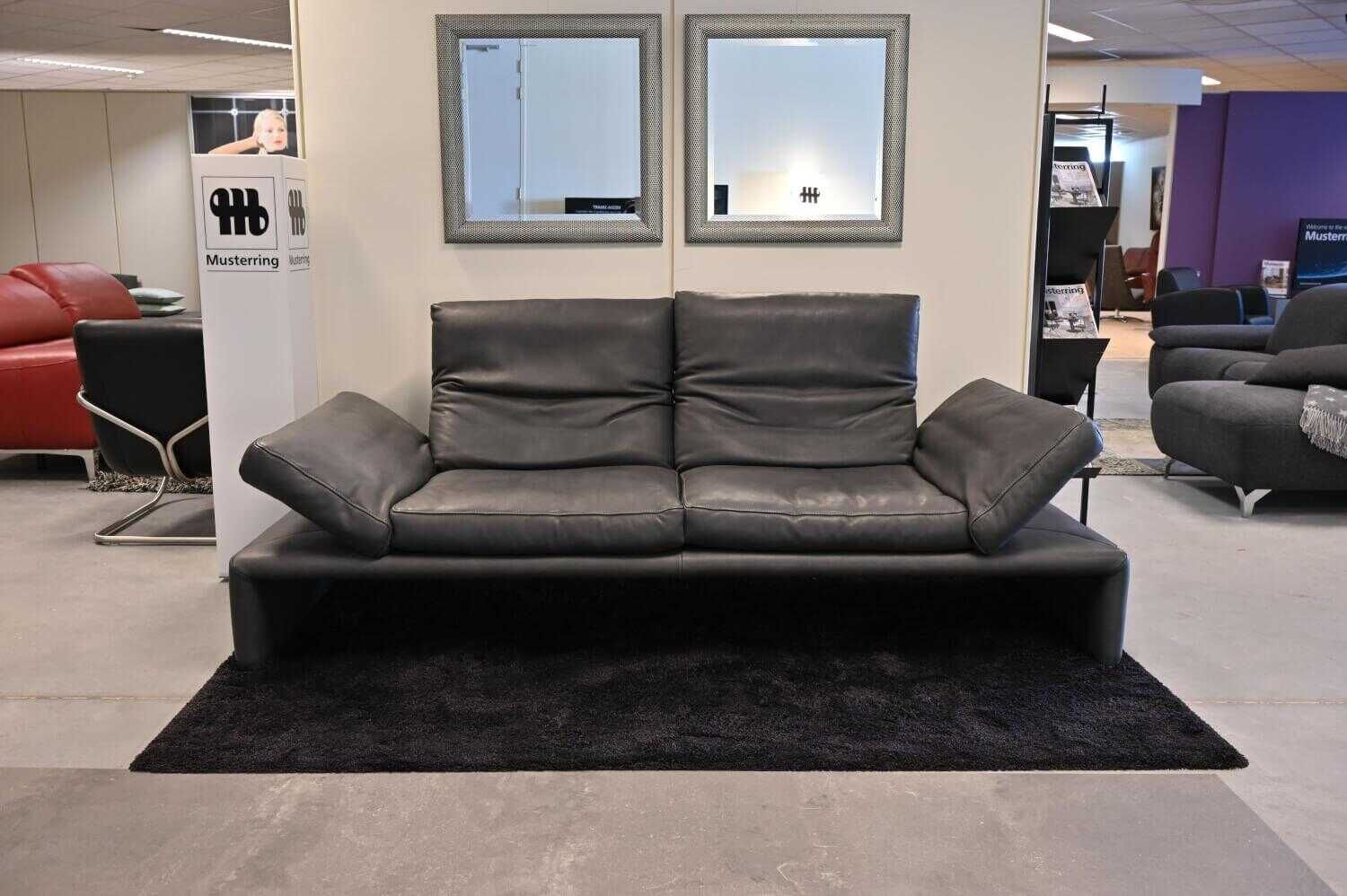 Sofa Raoul Leder E-Dick Arabia Grau