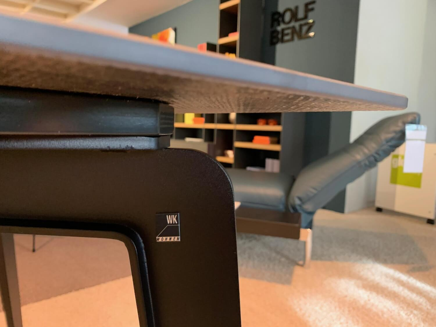 WK Wohnen - Esstisch Tischplatte Keramik Dekton2 D2332 Laurent Gestell Verkehrsschwarz - 8