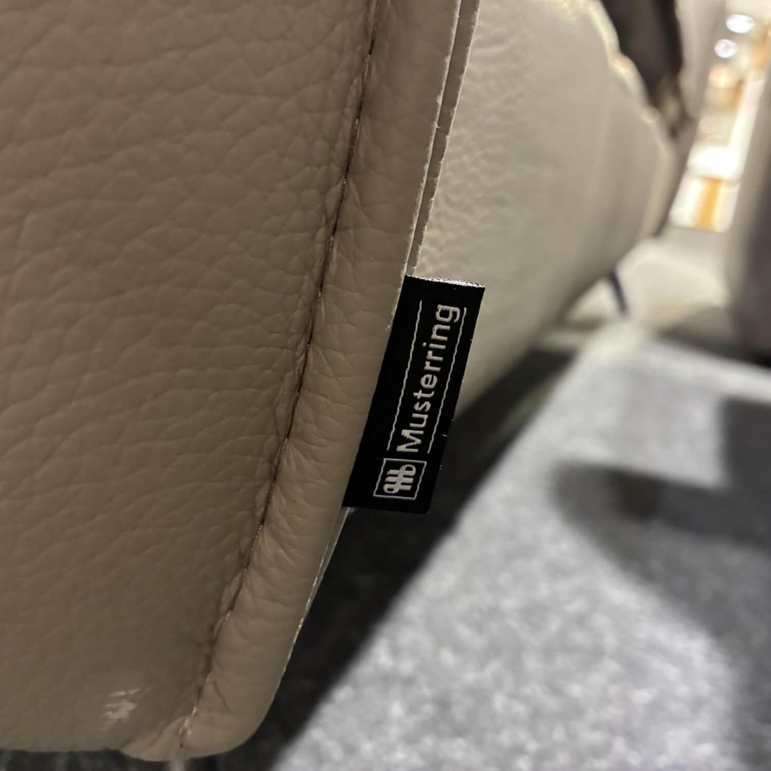 Musterring - Sofa 2340 Leder Longlife Cloud Z7720 (LK60) Metallfuß Schwarz M99 Inkl. Sitztiefen- Und Seitenteilverstellung - 6