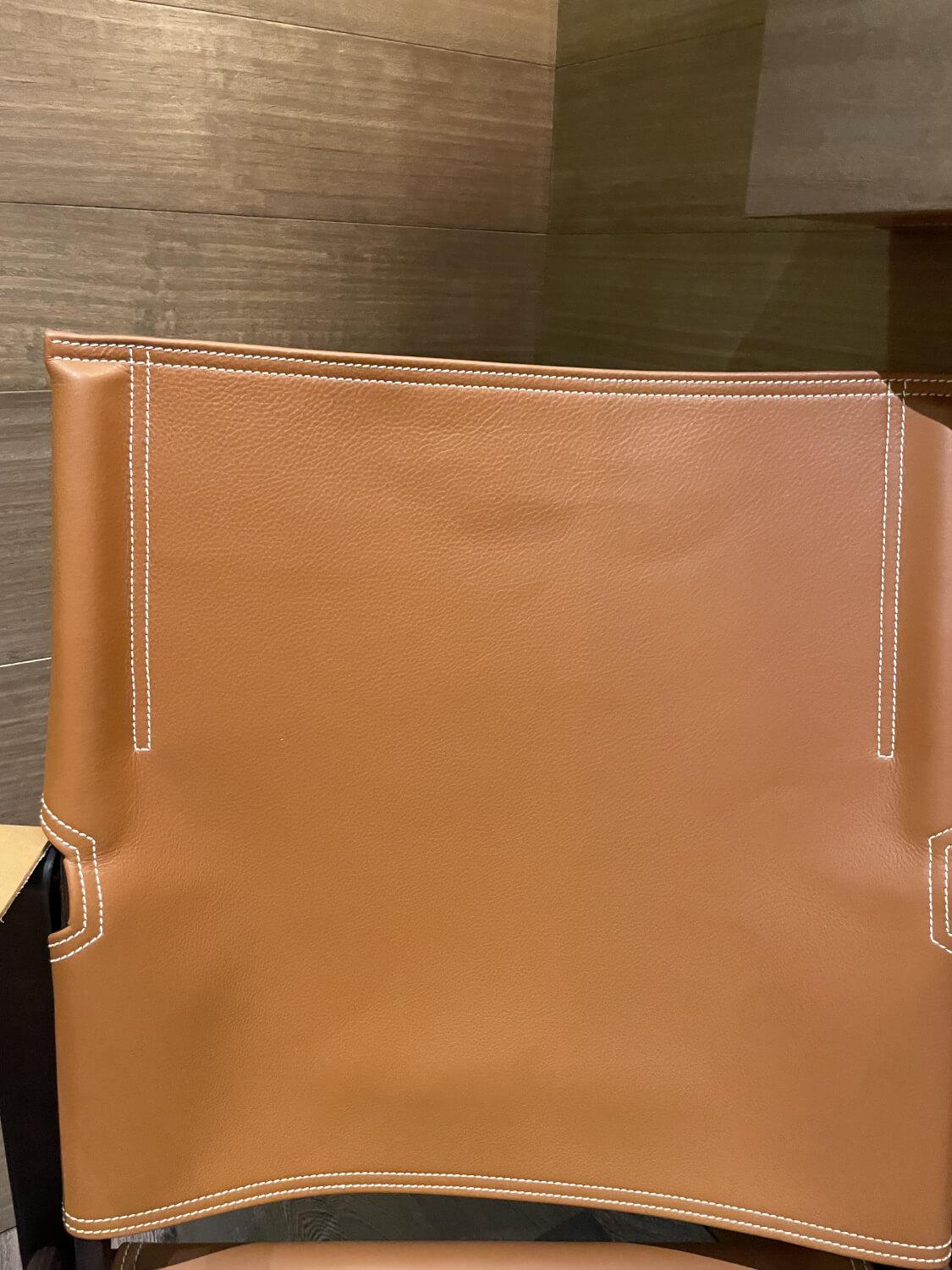 Carl Hansen & Søn - Sessel Safari Kernleder Natur Thor 325 Orange Braun Gestell Esche Schwarz Geräuchert Geölt - 5