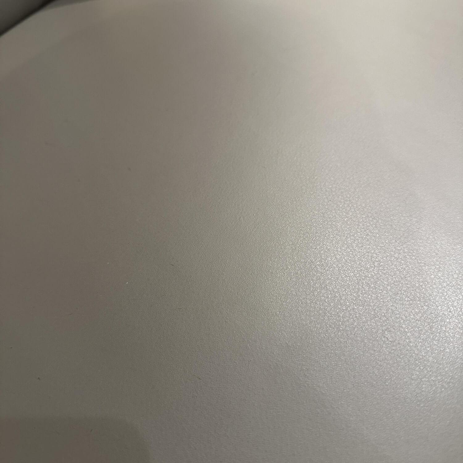 Sessel Petit Repos Leder Premium Granit Grau Untergestell Metall Poliert