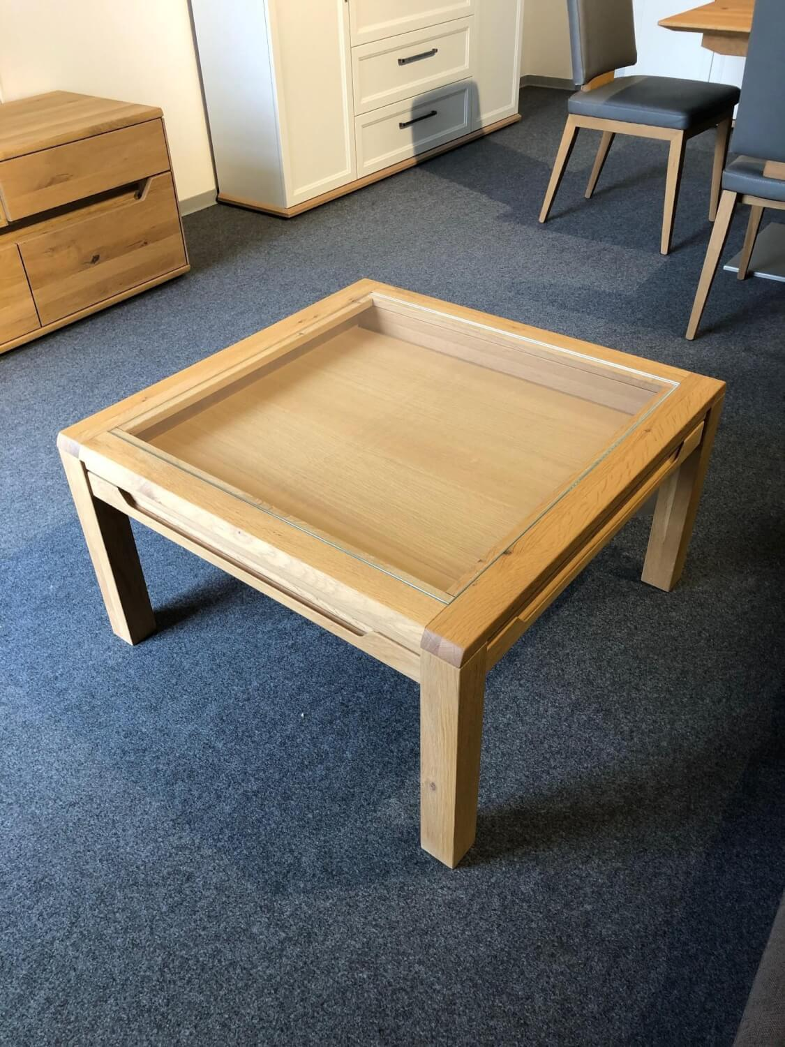 Decker - Couchtisch Divano Wildeiche Massiv Oberfläche Bianco Geölt - 3