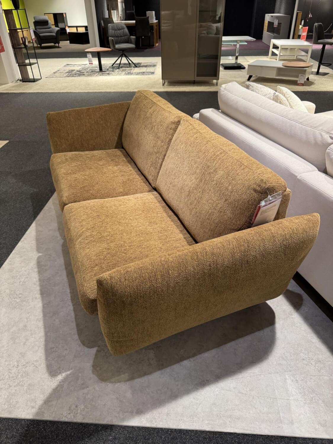 Erpo - Sofa CL 970 26 Stoff 2037 68 Osino Gelb Holzkufe Buche Schwarz - 4