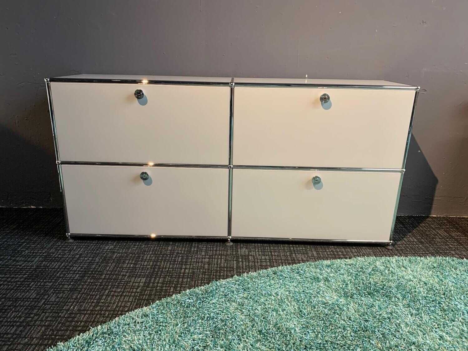 USM Haller - Sideboard Lichtgrau mit Ausziehtüren - 2