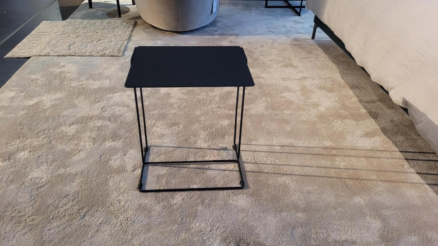 Walter Knoll - Beistelltisch Oki 131 T2 Platte Matt Pulverbeschichtet Schwarz Gestell Schwarz - 7