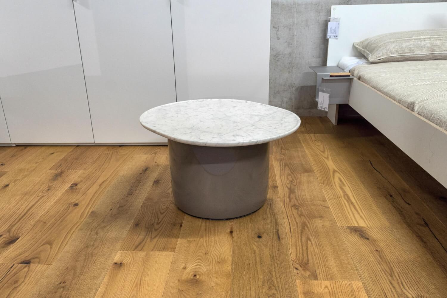 B&B Italia - Beistelltisch Button Oval Marmor weiss - 2