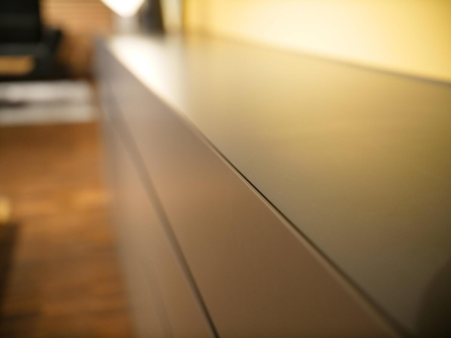 Interlübke - Sideboard Cube Bold lacquer M10 Bronze Metallic And lacquer M16 Elephant - 7