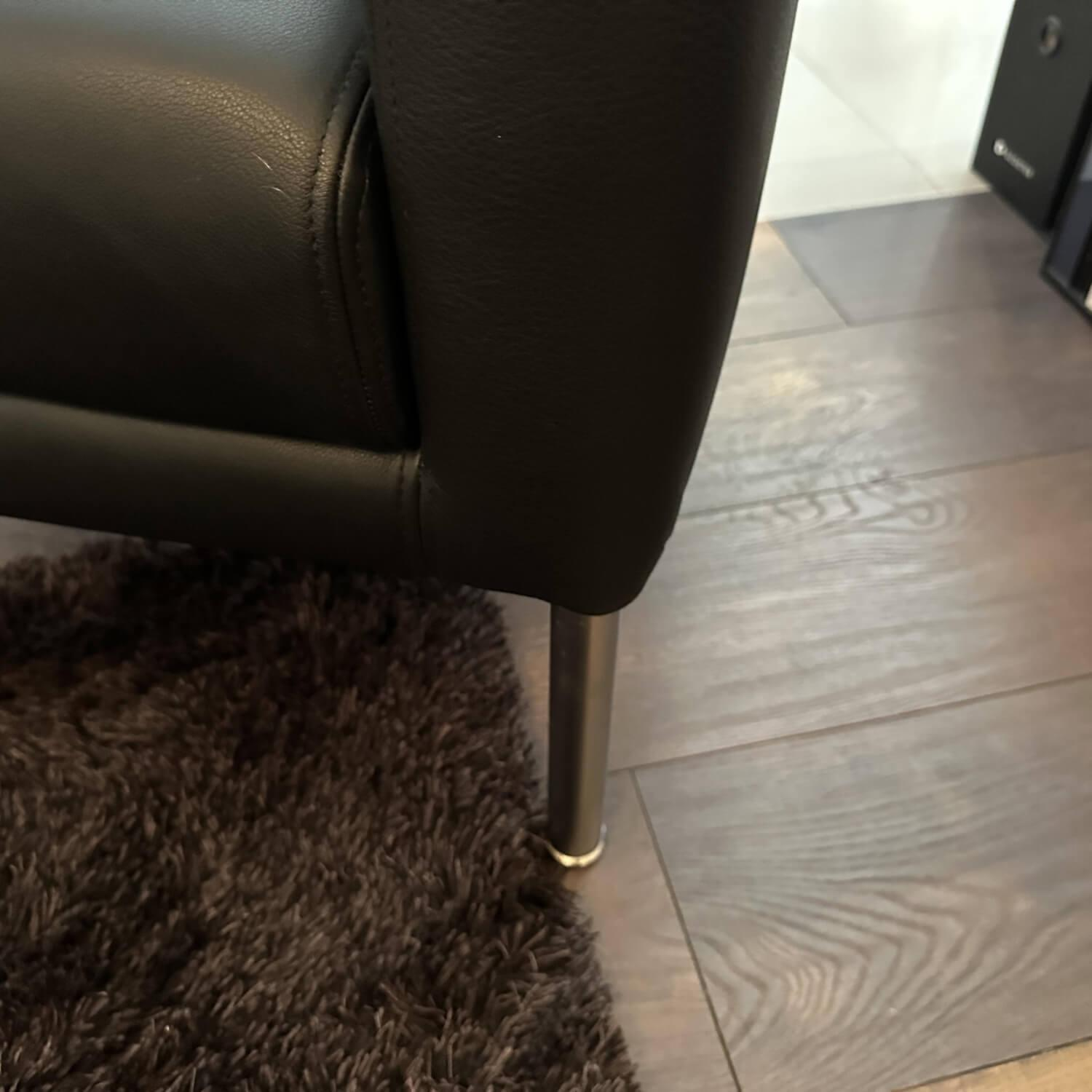 Walter Knoll - Sessel Jason Leder Nappa Schwarz Gestell Metall - 2