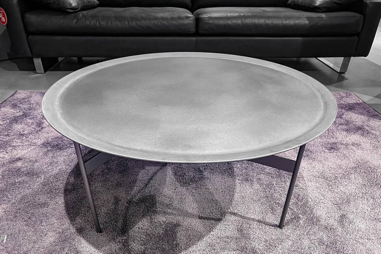 B&B Italia - Couchtisch Formiche Platte Titan Grau Gestell Hartzinn Grau Schwarz Lackiert - 3